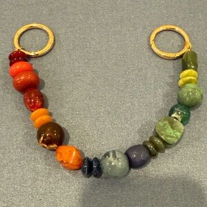 Colorful Beaded bag charm